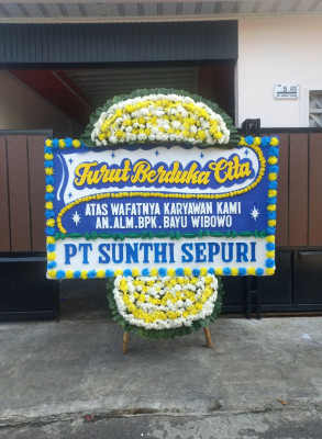 Papan Bunga Duka di Gintung